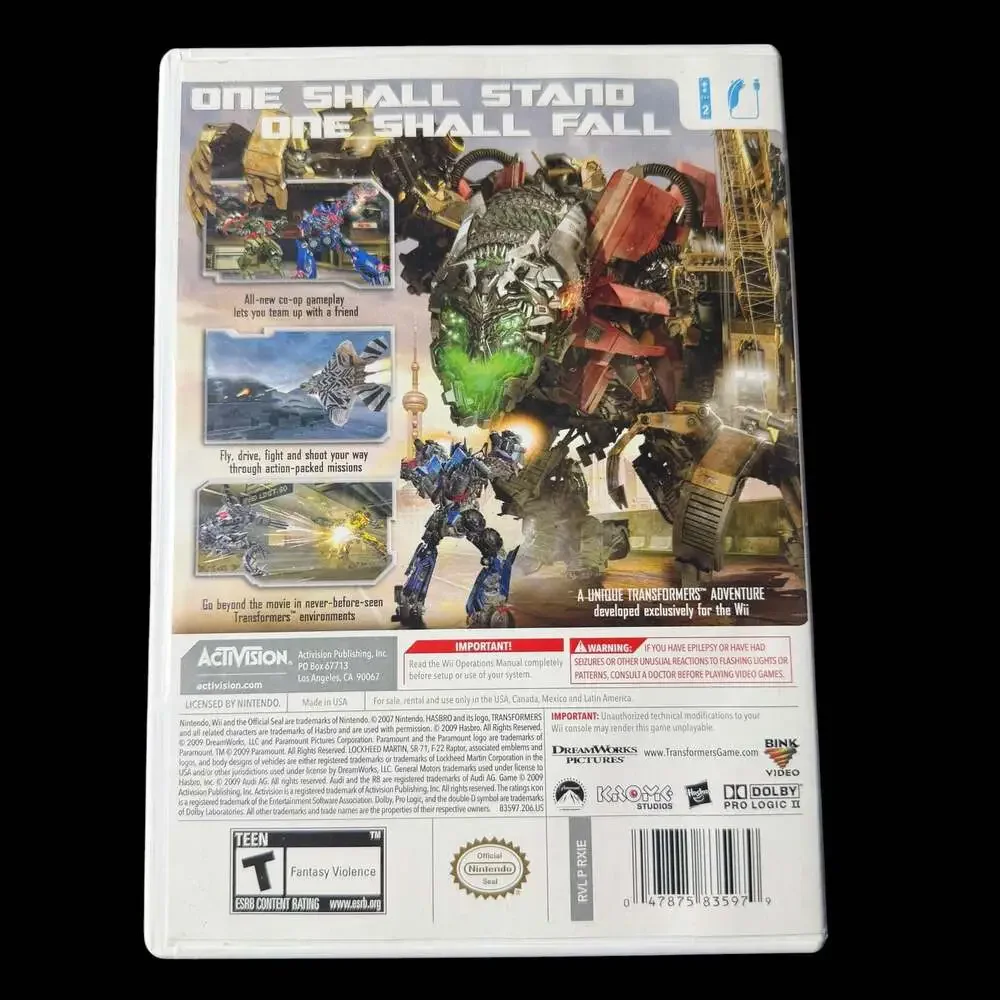 Transformers: Revenge of the Fallen (Nintendo Wii)